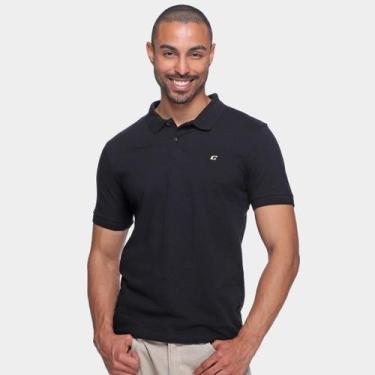 Imagem de Camisa Polo Colcci VI Masculina, Preto, EGG