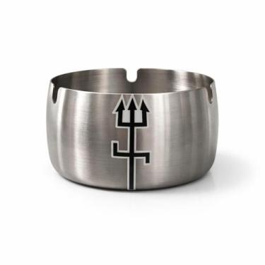 Imagem de Cinzeiro de Inox 9 cm 3 Apoios com Adesivo Orixás - Lua Mística Origin