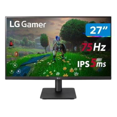 Imagem de Monitor LG LED 27P 27MP400 IPS HDMI FULLHD - 27MP400-B.AWZM Preto Bivo
