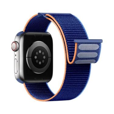 Imagem de Pulseira De Nylon Para Apple Watch 49mm 46mm 42mm 45mm 44mm 41mm, Brac