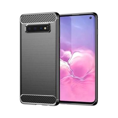 Imagem de Capa de silicone antichoque para samsung galaxy s10, s10e, s10plus, fi