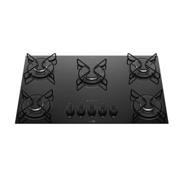 Imagem de Fogão Cooktop 5 Bocas Mesa Vidro Atlas Agile Up Preto Bivolt, Bivolt