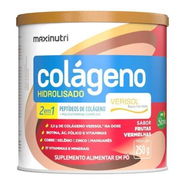 Imagem de Colágeno Verisol Lata Maxinutri Sabor Frutas Vermelhas-Unissex