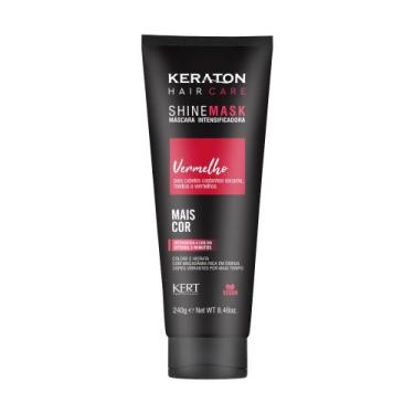 Imagem de Máscara Tratamento Capilar Keraton Matizadora Shine Mask Vermelho 250g