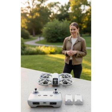 Imagem de Drone Cinza Leve 4K 18 Min Voo IA QuickShots - Congratulations Store