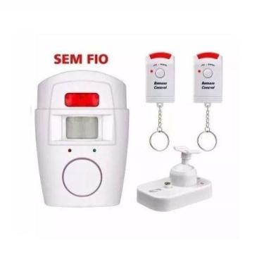 Imagem de Kit Alarme S/ Fio Residencial Comercial 2 Controle Remoto - Luatek