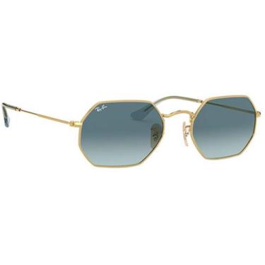 Imagem de Óculos De Sol Ray Ban octagonal Rb3556-n 9123/3m 53 - Ray-Ban, Dourado