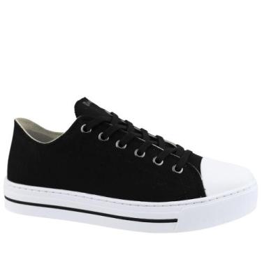 Imagem de Tênis Casual Feminino  Flatform Confortável Ramarim 23-93222, Preto, B