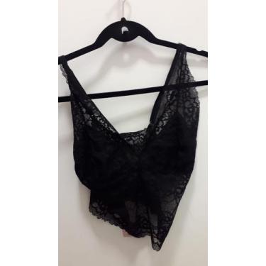 Imagem de Top renda displicent feminino, G, Preto