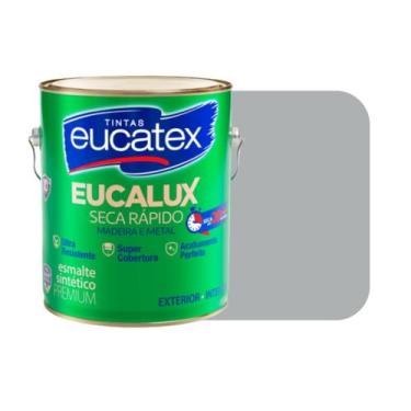 Imagem de Esmalte Sintético Eucatex 3,6L Seca Rápido Alta Cobertura, Platina