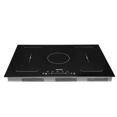 Imagem de Cooktop de Indução 5 Zonas Suggar FG5002VC Vitrocerâmico Flex Zone Touch Preto 220V