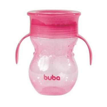 Imagem de Copo de Treinamento com Alca 270ml Buba - Rosa