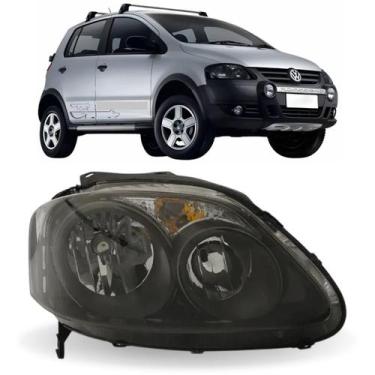 Imagem de Farol crossfox 2008 2009 2010 máscara negra foco duplo ld - AUTOMOTIVE