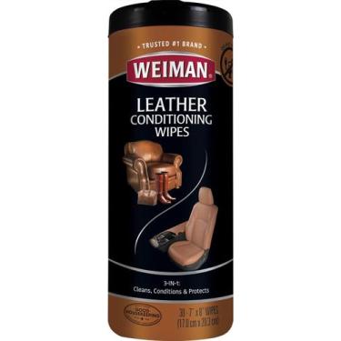 Imagem de Weiman Lenços Umedecidos para Limpeza e Hitradação de Couro - 30 Lenço