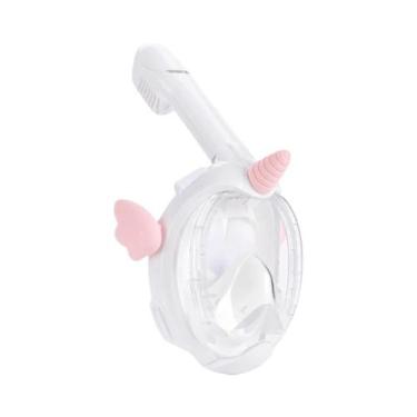 Imagem de Máscara De Snorkel Infantil Unicórnio Antiembaçante À Prova d'Água Com