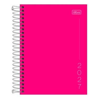 Imagem de AGENDA ESPIRAL PEPPER PERMANENTE ROSA M4 2027 11,7 x 16,4 cm 789102729