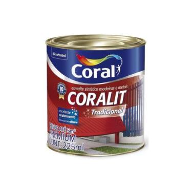 Imagem de Tinta Esmalte Sintético Premium Brilhante Coralit Tradicional Preto 22