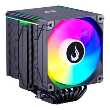 Imagem de Air Cooler Rise Mode Temp 8 Black, ARGB, AMD/Intel, 120mm, Preto - RM-