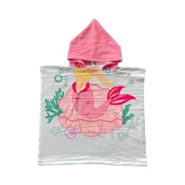Imagem de Roupão De Banho Infantil Com Capuz Em Estilo Cartoon Para Crianças, To