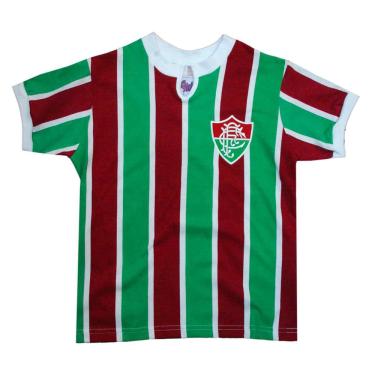 Imagem de Camisa Fluminense 1976 Infantil Liga Retrô Listrada