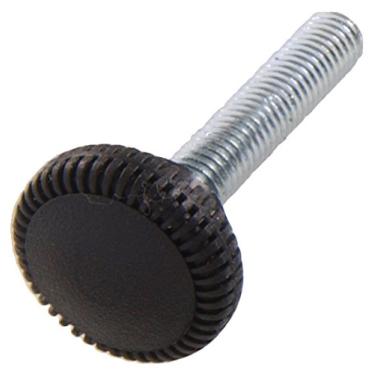 Imagem de The Hillman Group 55450 Maçaneta serrilhada rosca macho de 2,5 cm, M6 x 40 mm, pacote com 2