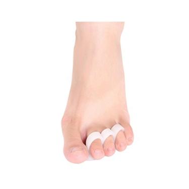 Imagem de Cuidados com os pés Hallux Valgus Separador de dedos de silicone de três furos para uso diário Elitzia ETFT007