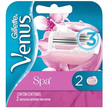 Imagem de Carga para Aparelho de Depilar Gillette Venus Spa 2 Unidades