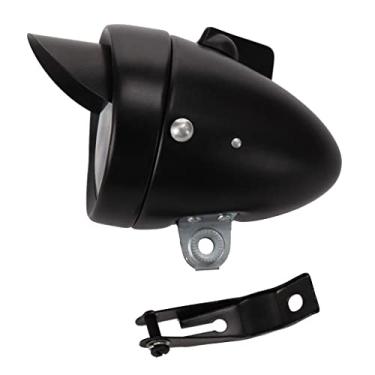 Imagem de Fancyes 1 led clássico legal / farol retro frente do vintage luz da equitação segurança nevoeiro cabeça lâmpada , Preto