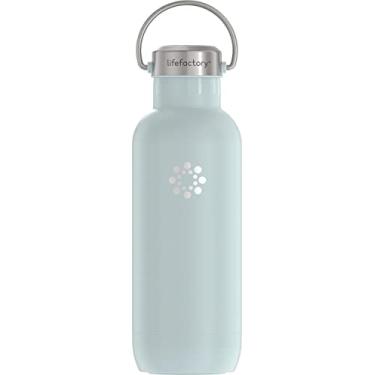 Imagem de Garrafa esportiva de aço inoxidável isolada a vácuo Lifefactory de 590 ml, menta