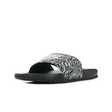Imagem de Nike Benassi JDI Print Men's Slides Black/Summit White 631261-006 (11 D(M) US)