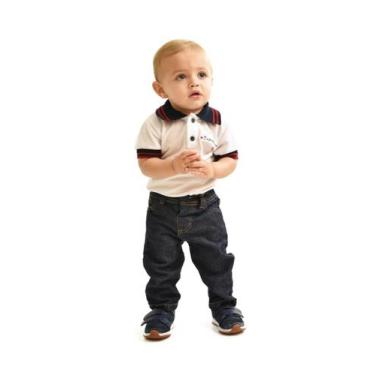 Imagem de Conjunto Infantil Menino Camisa Polo Com Calça Jeans  - Espaker