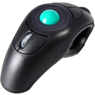 Imagem de Mouse ergonômico portátil trackball EIGIIS 2,4 G, mouse sem fio, USB, para viagem, mouse óptico DPI para PC, laptop, Mac, canhoto e destro.