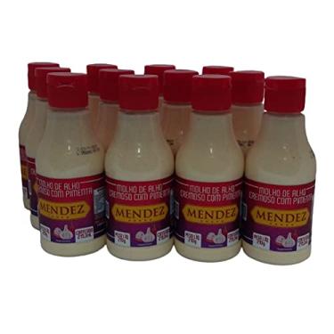 Imagem de Kit Molho de Alho Mendez 215ml 12 Cremoso com Pimenta