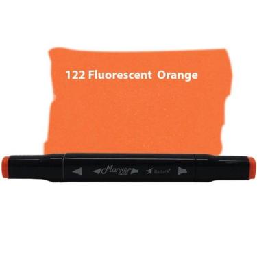 Imagem de Caneta Yes Marker Dual 122 Fluorescent Orange - Bismark