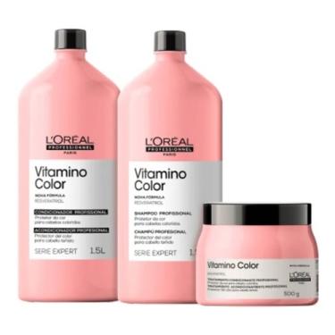 Imagem de Loreal Vitamino Color Kit Shampoo+ Máscara + Condicionador