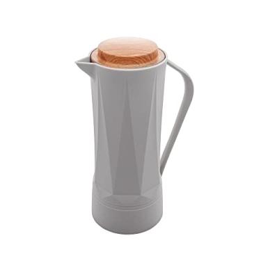 Imagem de GARRAFA TÉRMICA PLÁSTICO QUEEN CINZA 1l