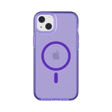 Imagem de Tech21 Capa protetora para iPhone 14 Plus Evo Check compatível com MagSafe® – absorção de choque e fina com proteção multiqueda FlexShock de 4,8 m e botões extras