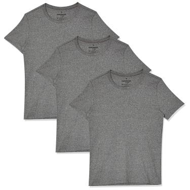 Imagem de Kit 3 Camisetas Loungewear, basicamente, Masculino, Mescla Escuro, P