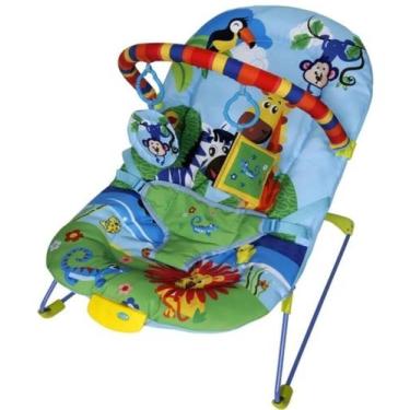 Imagem de Cadeira De Descanso Musical E Vibratória Soft Ballaggio Azul - Color B