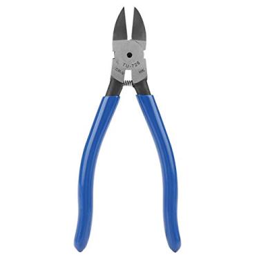 Imagem de Diagonal Pliers 8inch Blue Diagonal Pliers Cable Nose Cutting Nippers Wire Cutter Tool for knipex flush cutters roughneck heavy duty diagonal cutting pliers 200mm 8 inch blue diagonal flush wire cutti