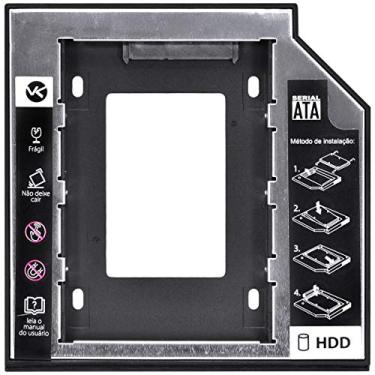 Imagem de ADAPTADOR CADDY PARA HD OU SSD GAVETA DVD NOTEBOOK SATA 12.7MM AC-127 - VINIK