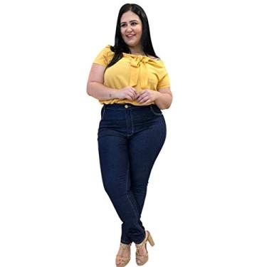 calça jeans tamanho 50 feminina