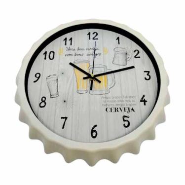 Imagem de Relógio De Parede Redondo Beer Bege - Yn Clock - Imporiente