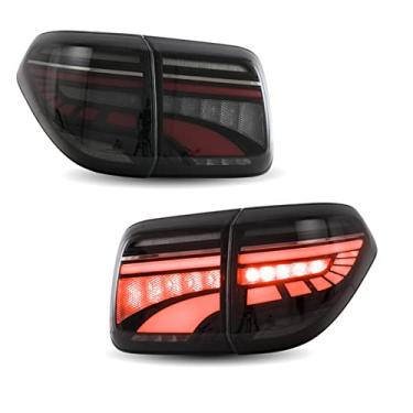 Imagem de MALOOS Carro LED Luz traseira Luz indicadora de seta traseira Lâmpada Freio Luzes de ré Acessórios modificados Para Nissans Patrol Y62 2012-2019