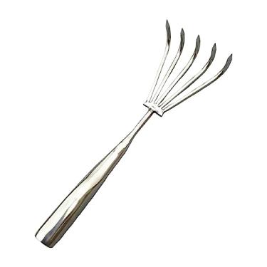 Imagem de Generic Ancinho de mão Ancinho de metal para arbustos para de solo Ancinho de jardim para capinar de, 5 dentes