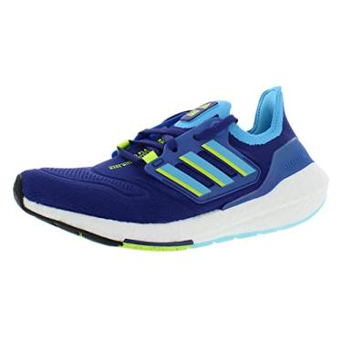 Imagem de adidas Ultraboost 22 Tênis de corrida masculino, Legacy Indigo/Sky Rush/Amarelo solar, 37