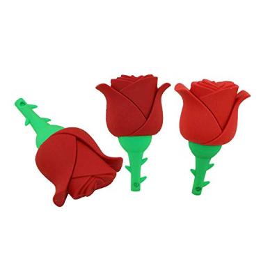 Imagem de Pen Drive USB 8GB Rose Model USB 3.0 Pen Drive USB Drive Memory Stick U Disk Flash Disk (Vermelho)