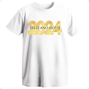 Imagem de Camiseta Réveillon Blusa Ano Novo Camisa Família Final De Ano Feliz An