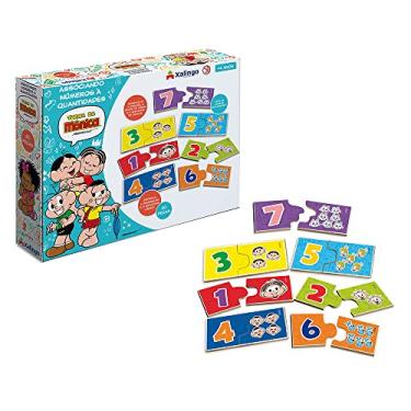Imagem de Jogo Associando Números e Quantidades Turma da Mônica - 20 Peças