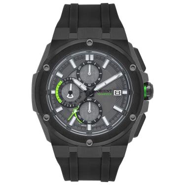 Imagem de Relógio ORIENT masculino solar preto verde MTSPC015 G1PX